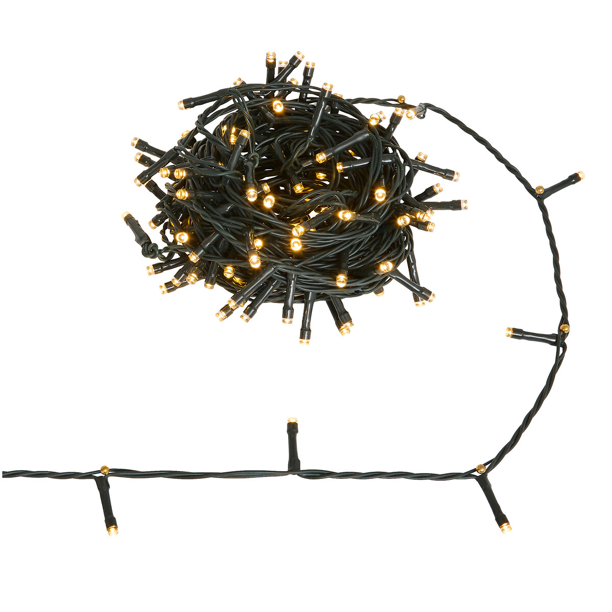 S&eacute;rie de natal branco quente 120LED 9M