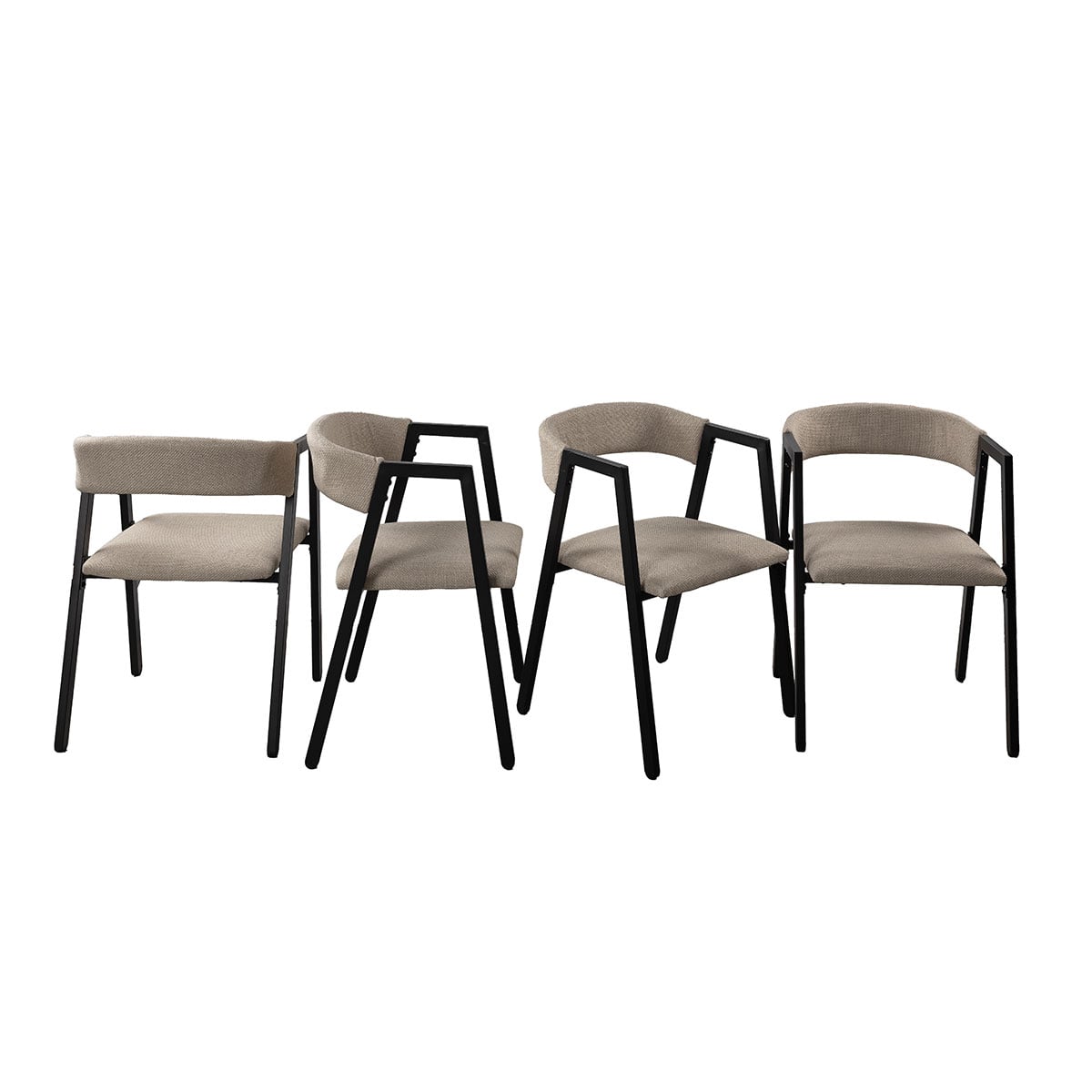 Conjunto de mesa e 4 cadeiras NOOK