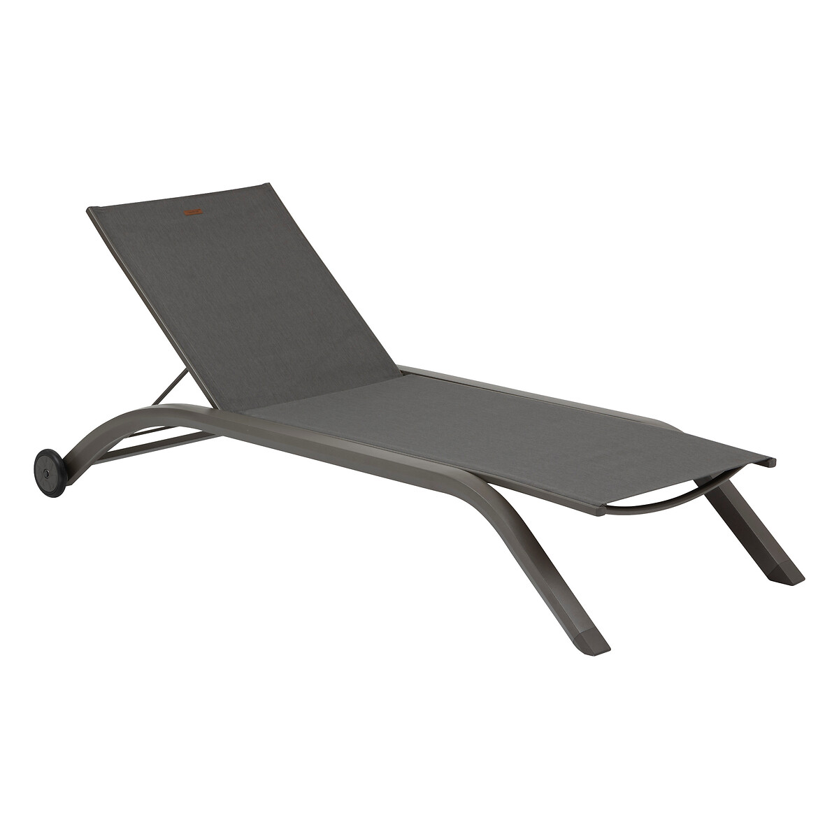 Espreguiçadeira JIMANI cinza antracite e graphite