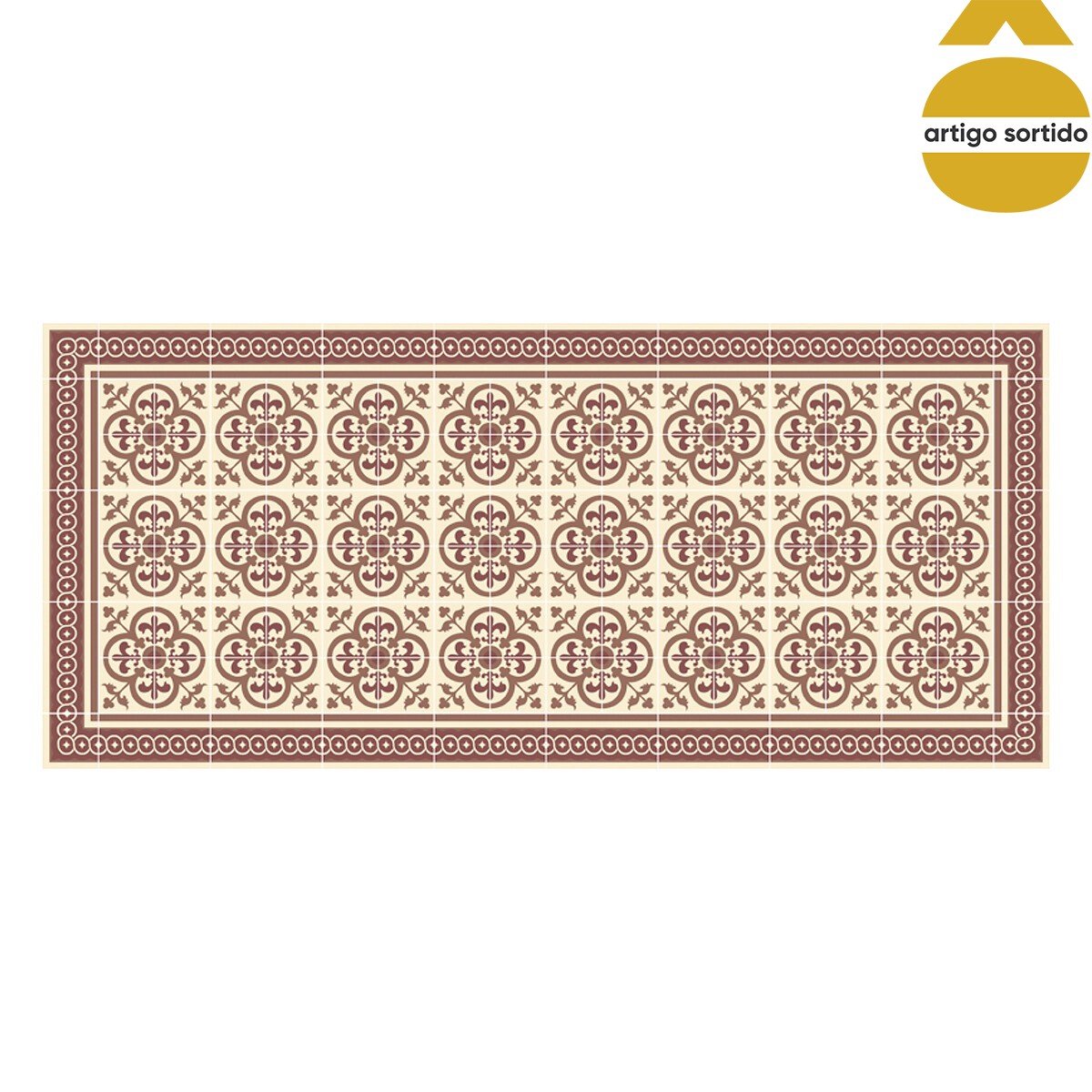 Tapete em vinil mosaico 50x112cm