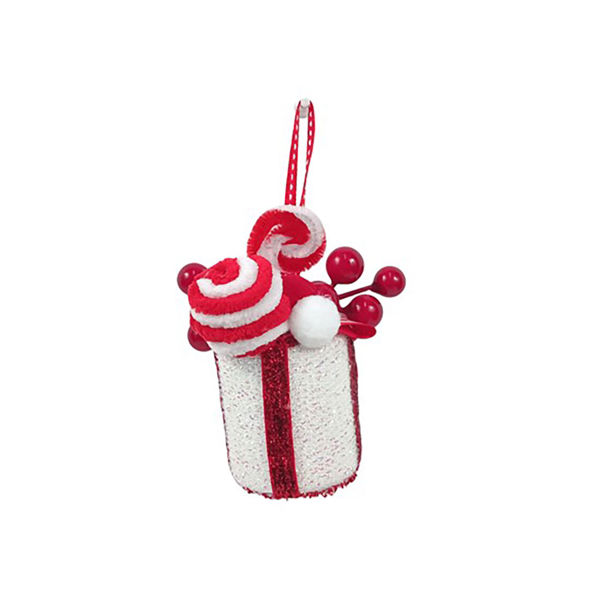 Pendurante Candy Com Bagas 12cm,  Pendurante Candy Com Bagas 12cm