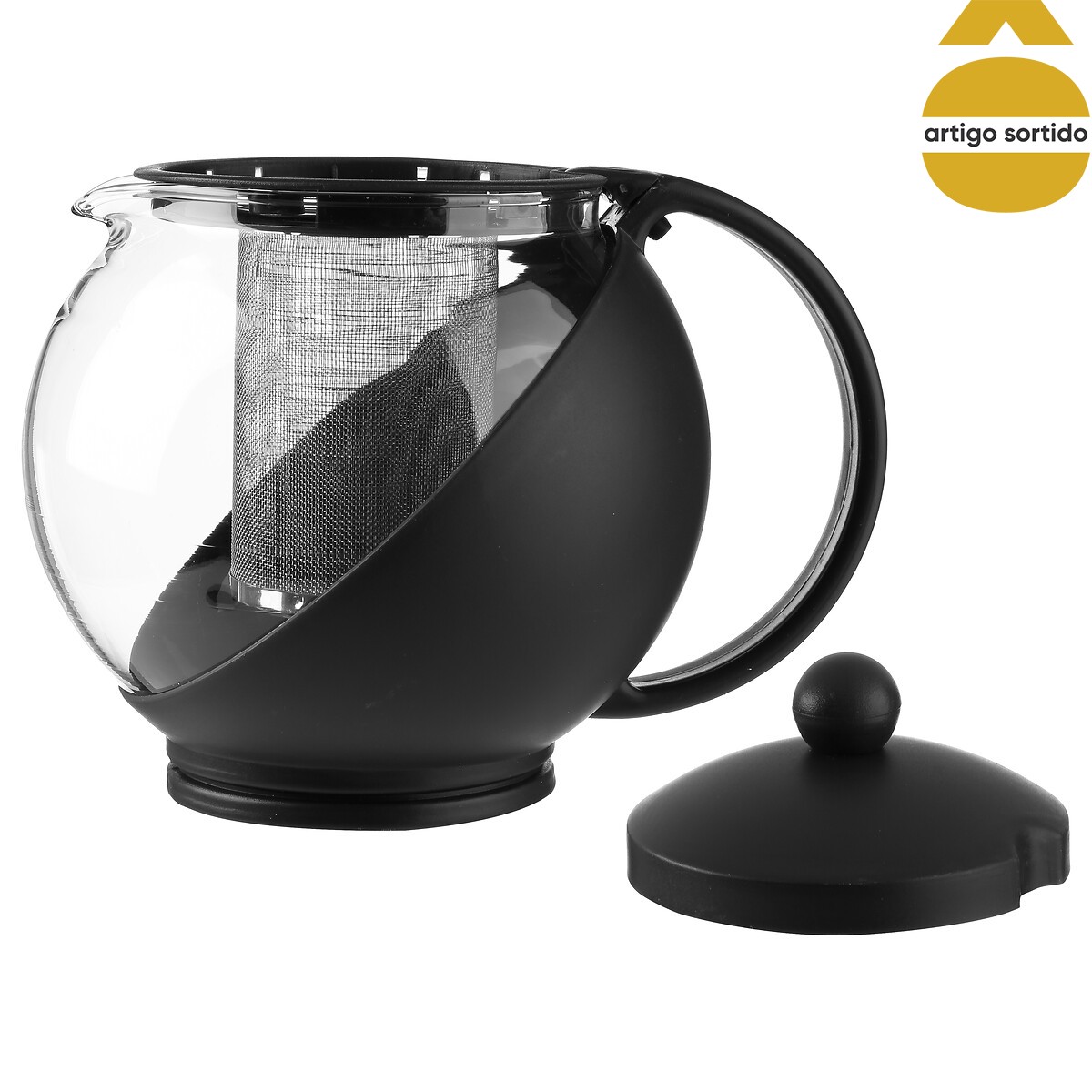 Chaleira de vidro 1,25l