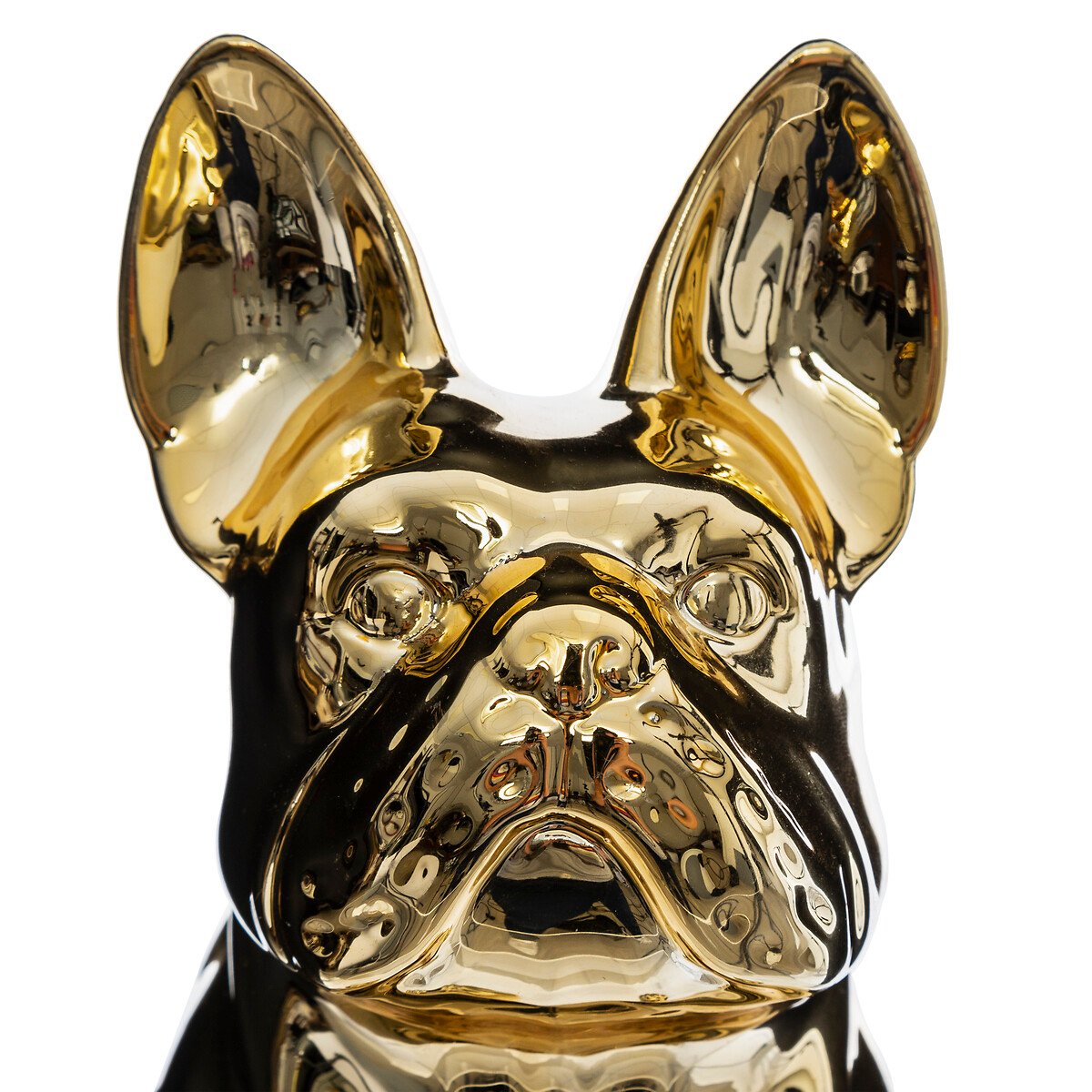 Cão decorativo dourado