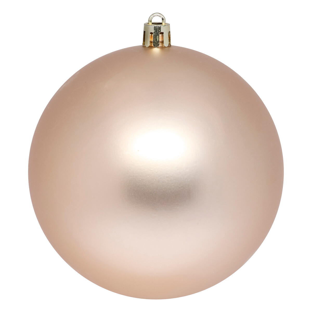 Conjunto 4 bolas de natal champanhe 10cm