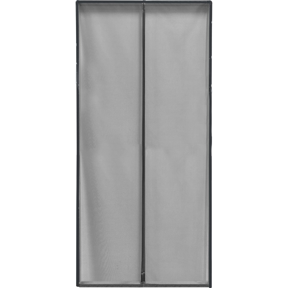 Mosquiteiro magn&eacute;tico cinza com moldura 100x220cm