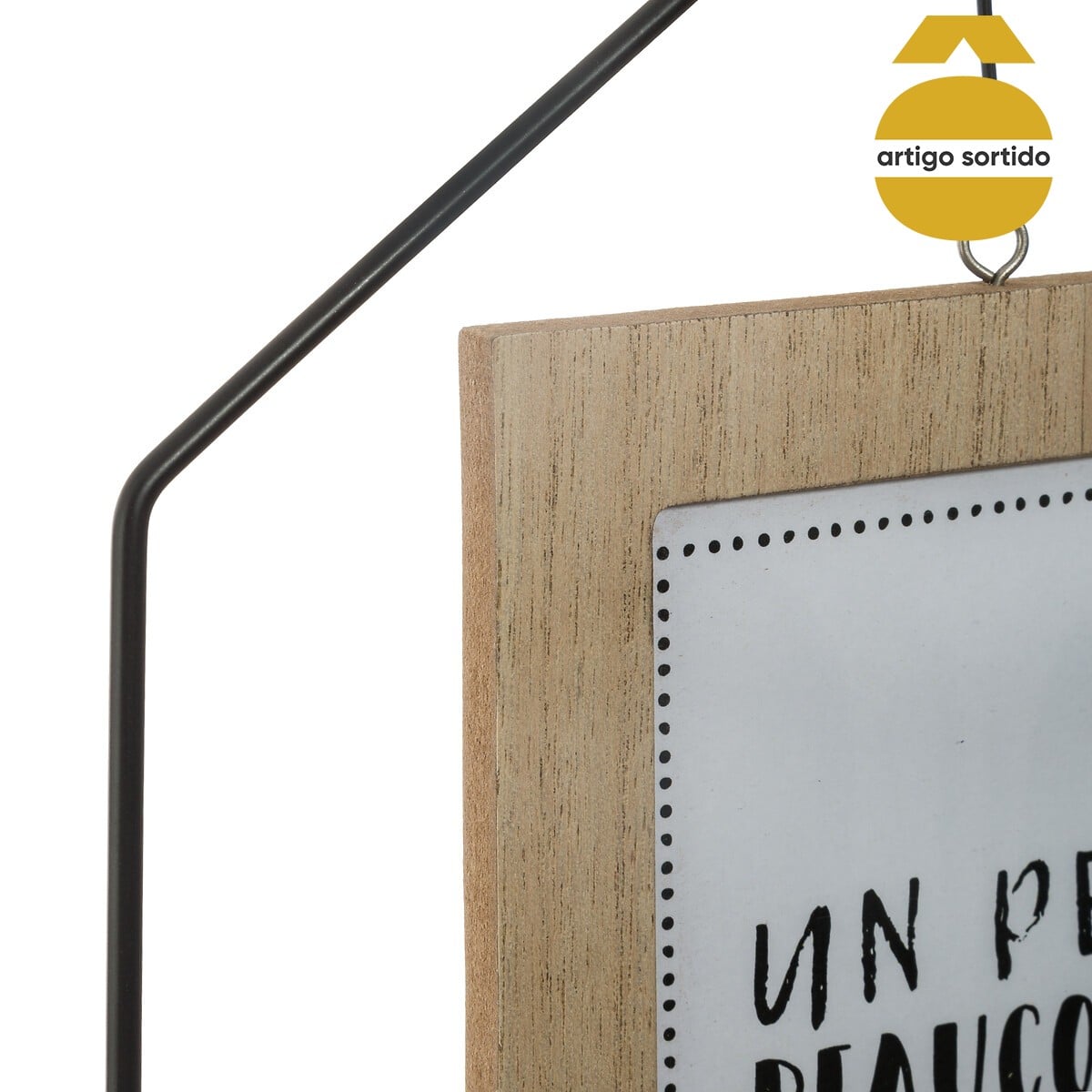 Moldura fotos para pendurar em metal