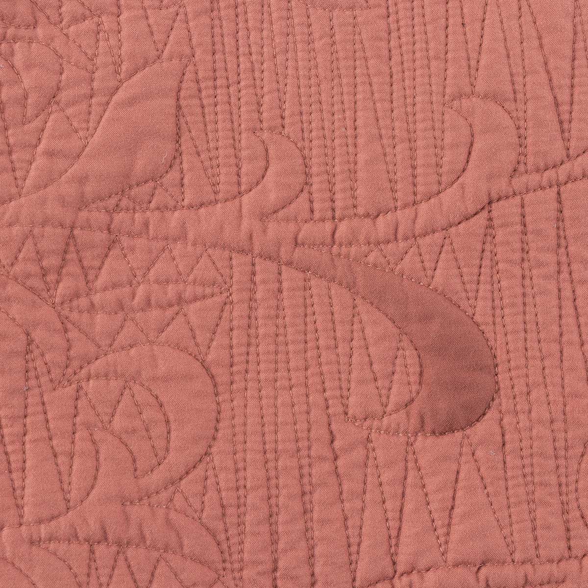 Edredão rosa velho com renda 220x240cm