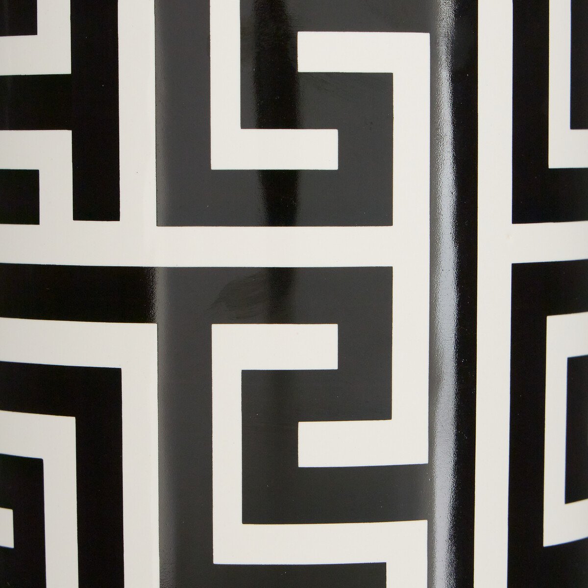 Jarra THE PALM RESORT branco e preto 26cm