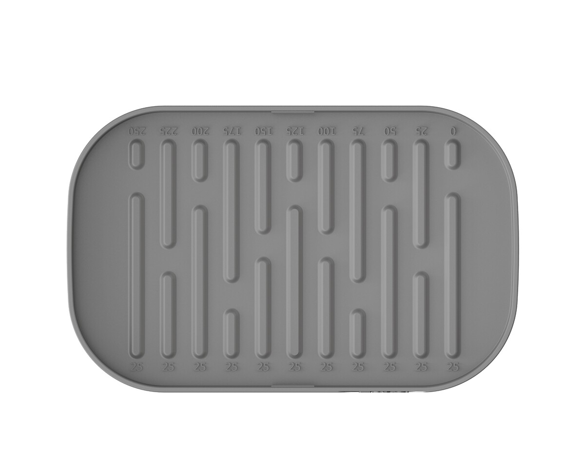 Manteigueira com faca FRESHEAT cinza