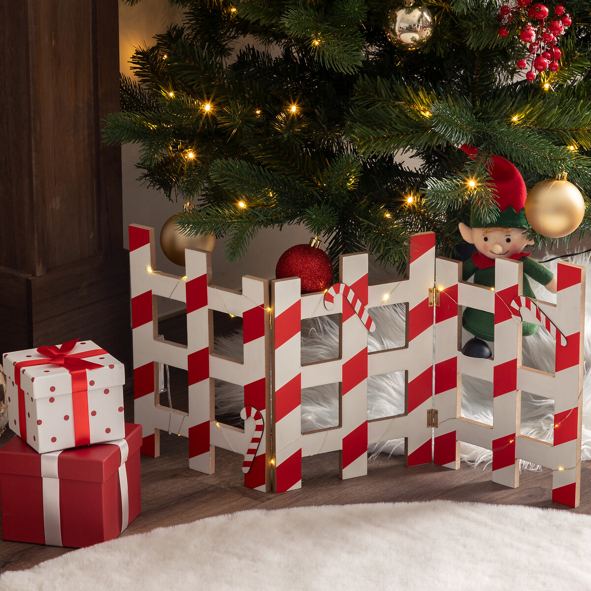 Cerca de riscas com LED 30x66cm