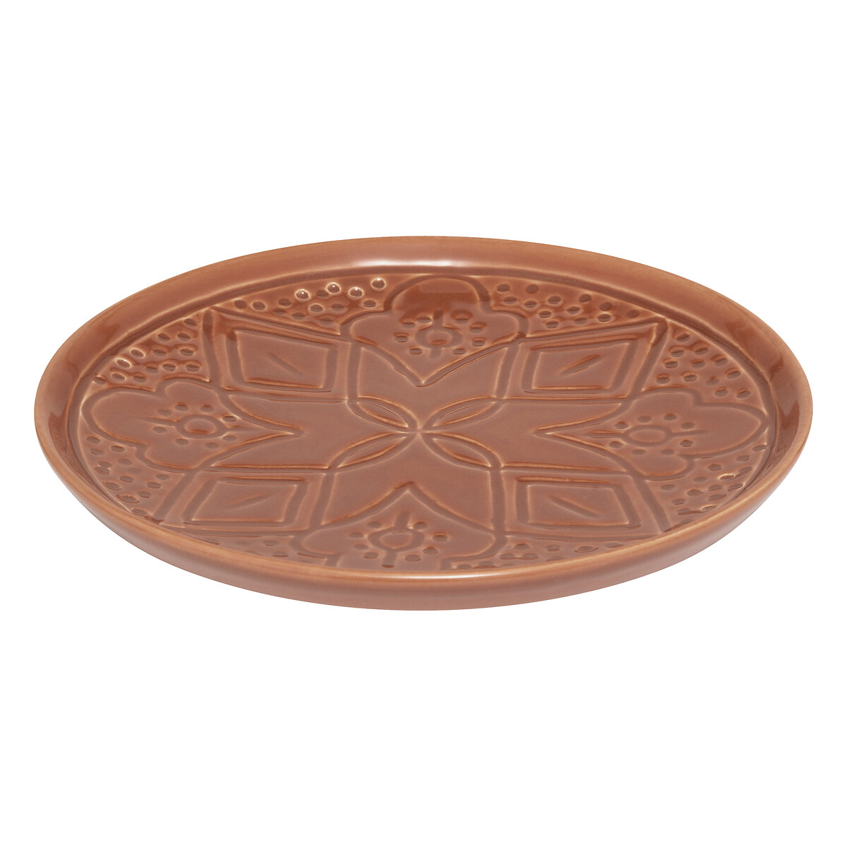 Prato de sobremesa SIENNA terracota 20cm