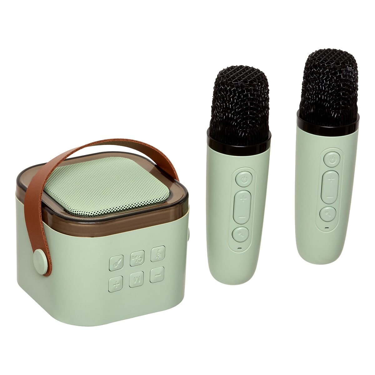 Kit karaoke com 2 micros