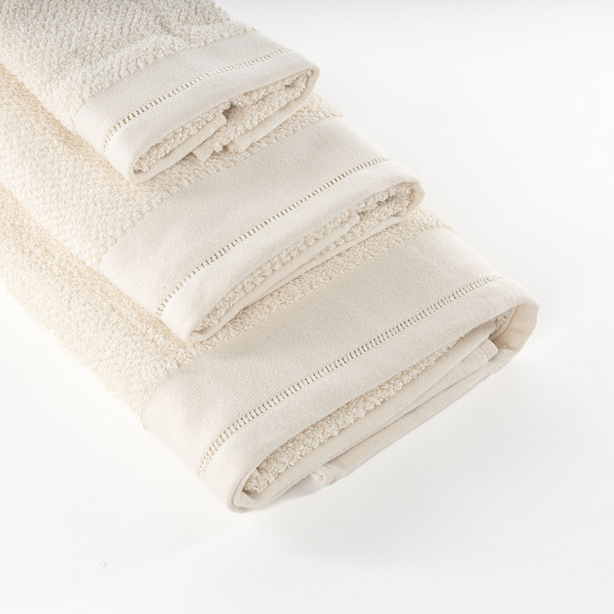 Conjunto de 3 toalhas de banho ROME natural
