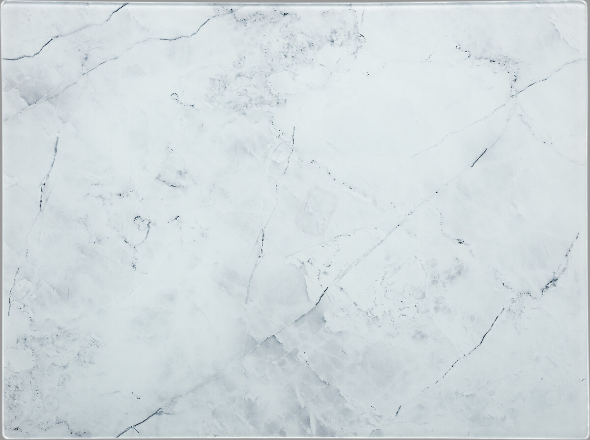 Tábua de vidro efeito mármore 30x40cm