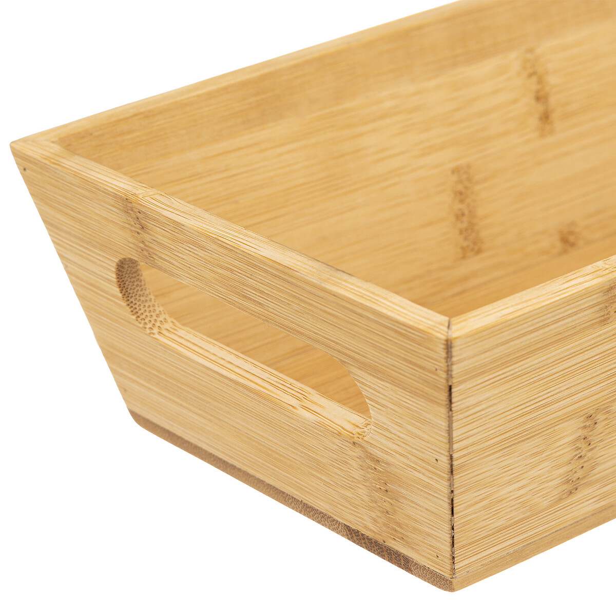 Caixa para pão castanho em bambu 33cm,  Caixa para pão castanho em bambu 33cm