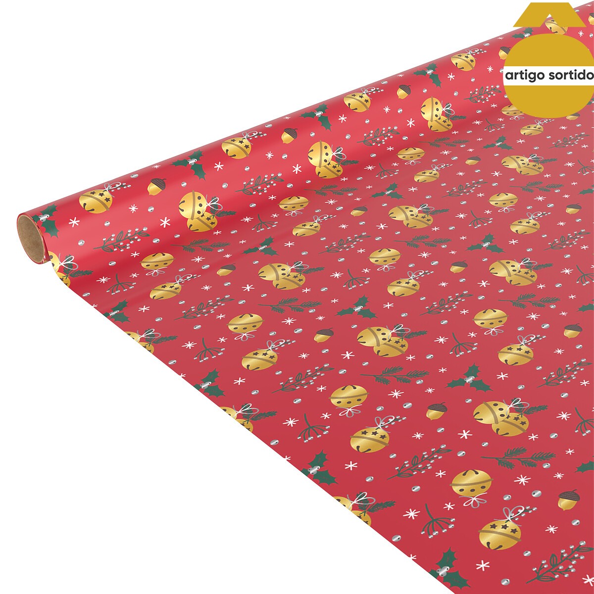 Rolo de papel de embrulho tradicional 1m