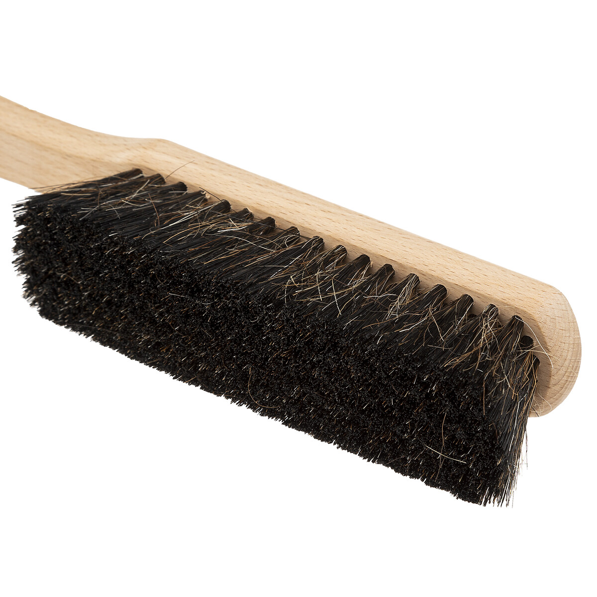 Apanhador e pá em madeira e metal