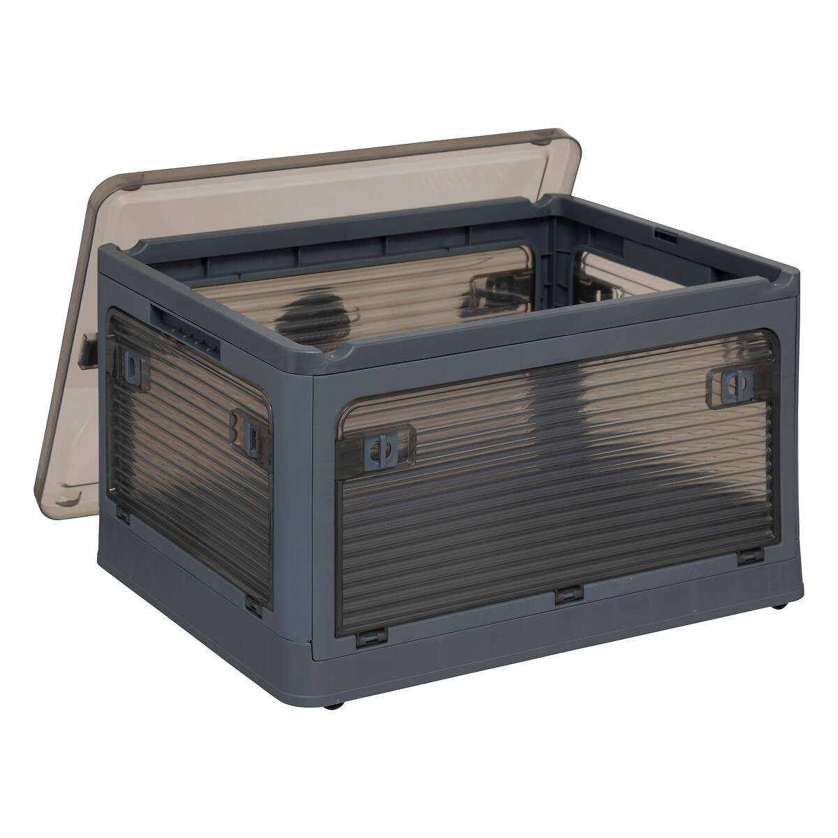 Caixa de arruma&ccedil;&atilde;o com 5 aberturas 43l