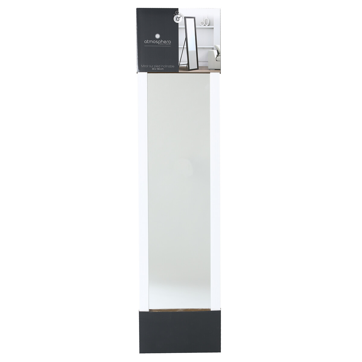 Espelho alto CLASS branco 158cm