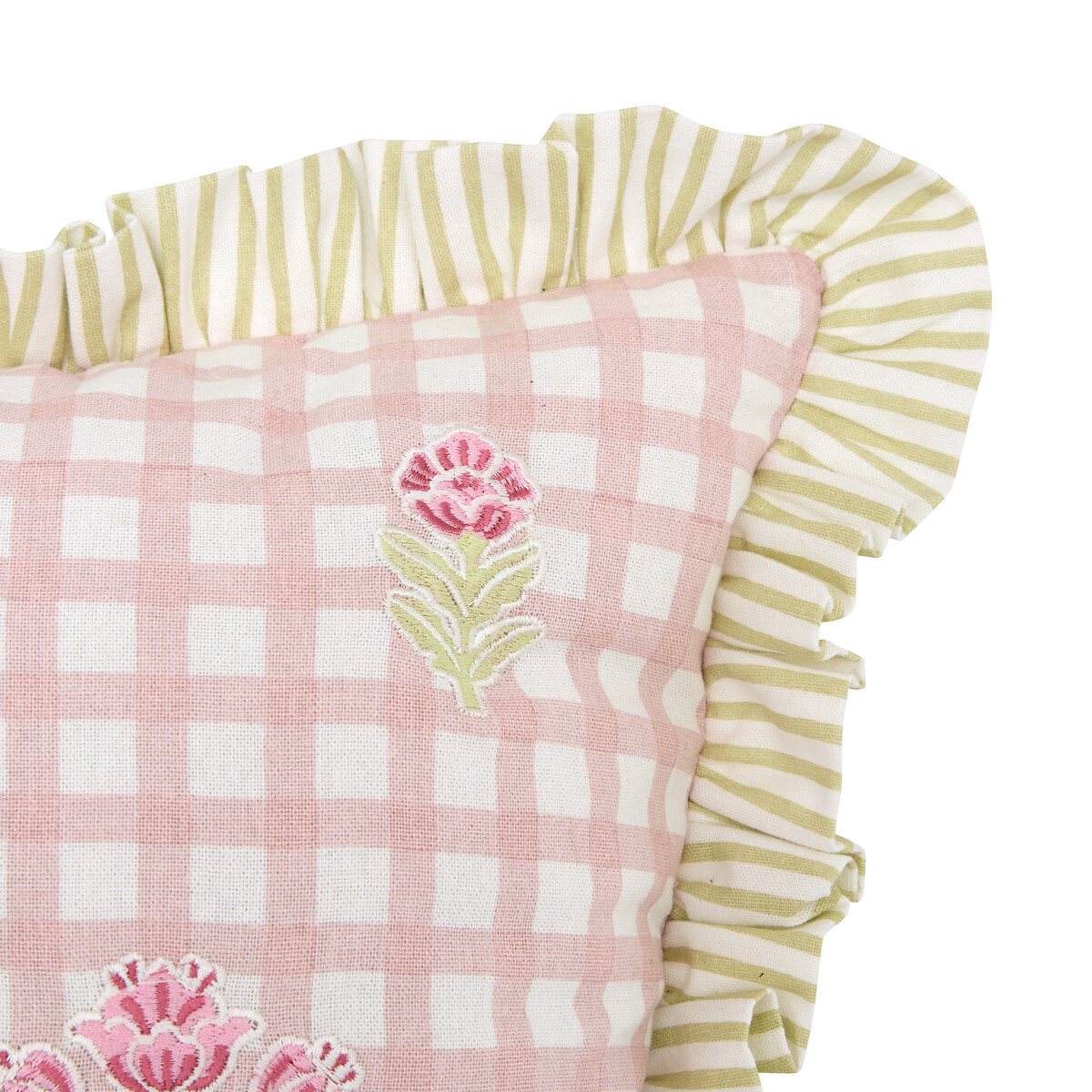 Almofada FLEUR DE ROSE rosa 38x58cm