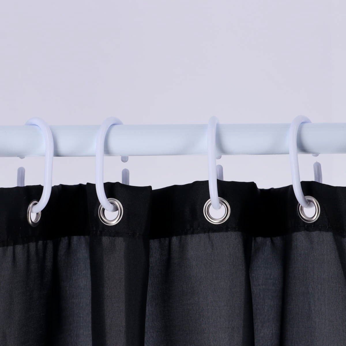 12 argolas para cortinas de banho