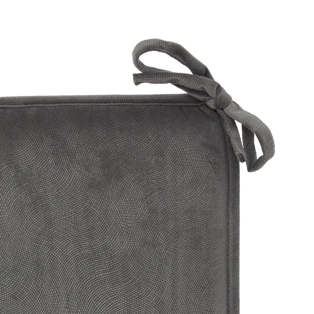 Coxim para cadeira LILOU cinza escuro,  Coxim para cadeira LILOU cinza escuro