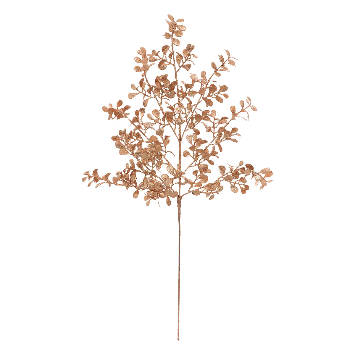Ramo folhas em cobre 60cm