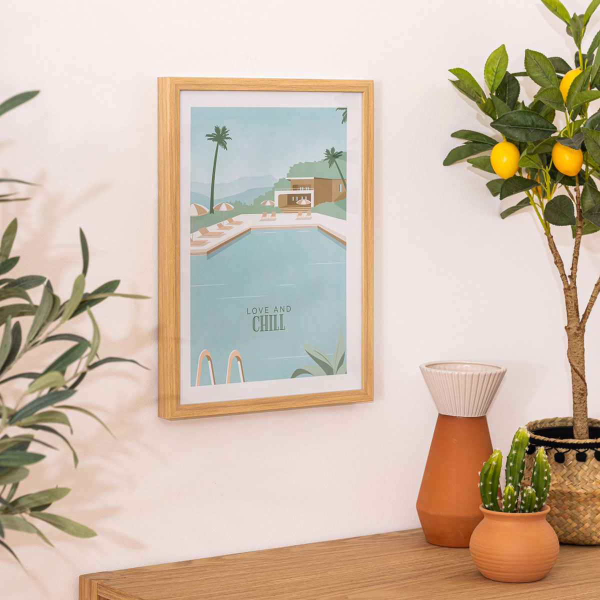 Quadro decorativo com FRAN&Ccedil;OIS 30x40cm