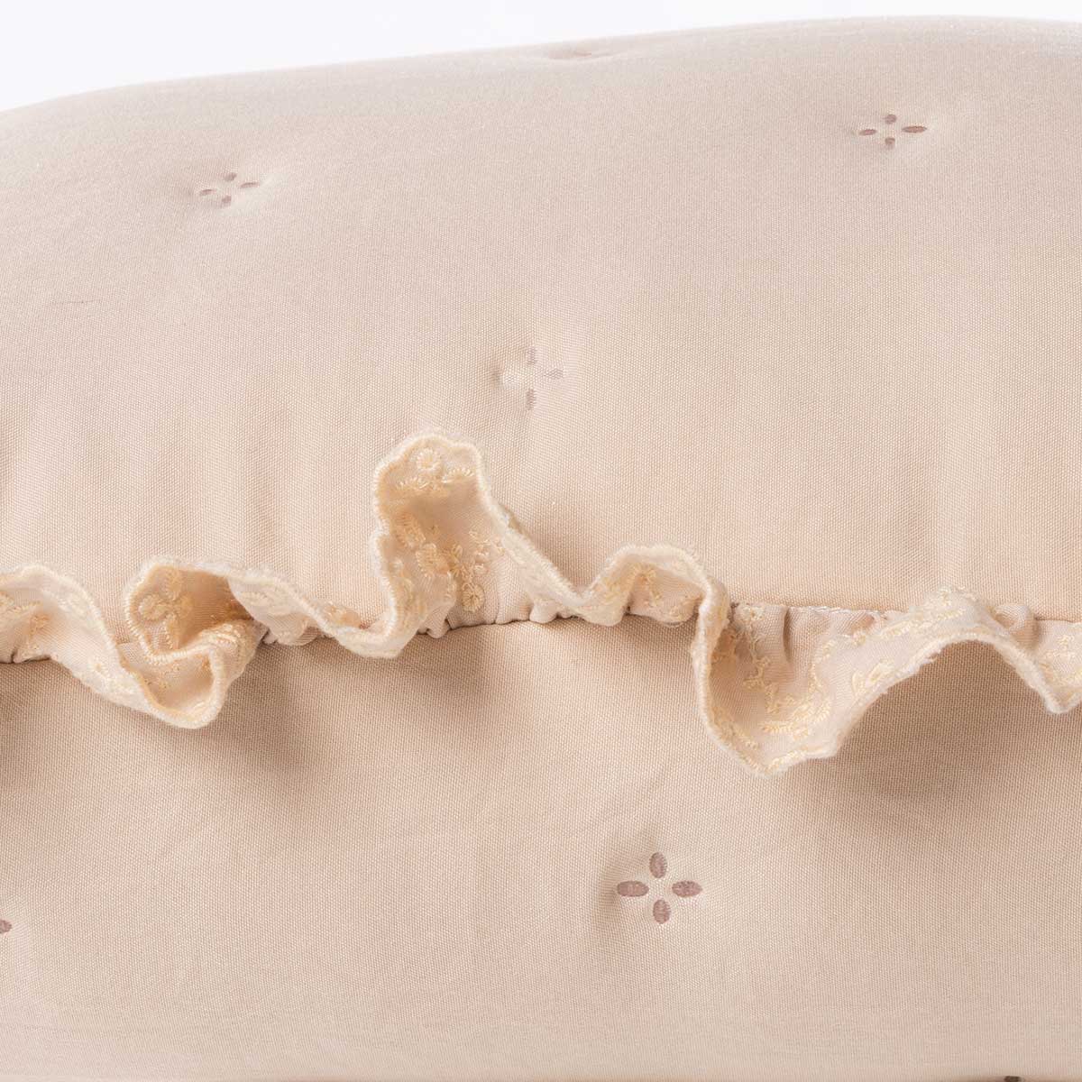 Almofada AMALFI cru com renda 45x60cm