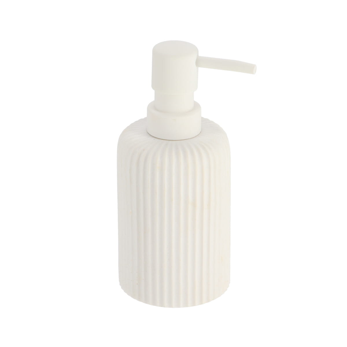Doseador sabonete l&iacute;quido wc branco estriado