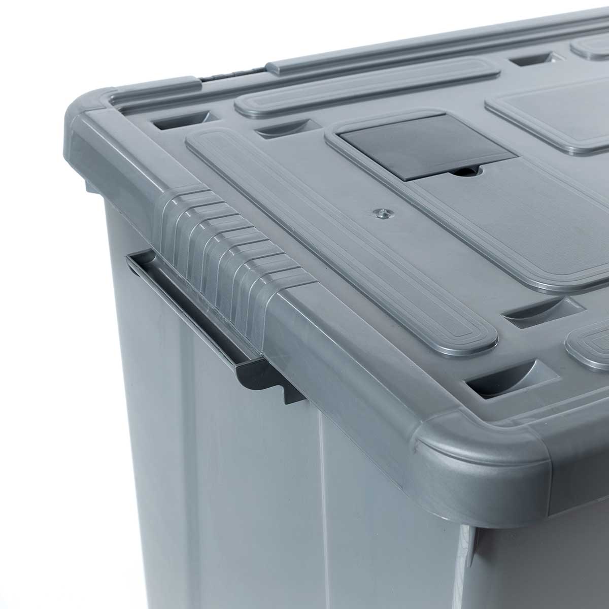 Caixa de arruma&ccedil;&atilde;o EUROPA cinza 110l