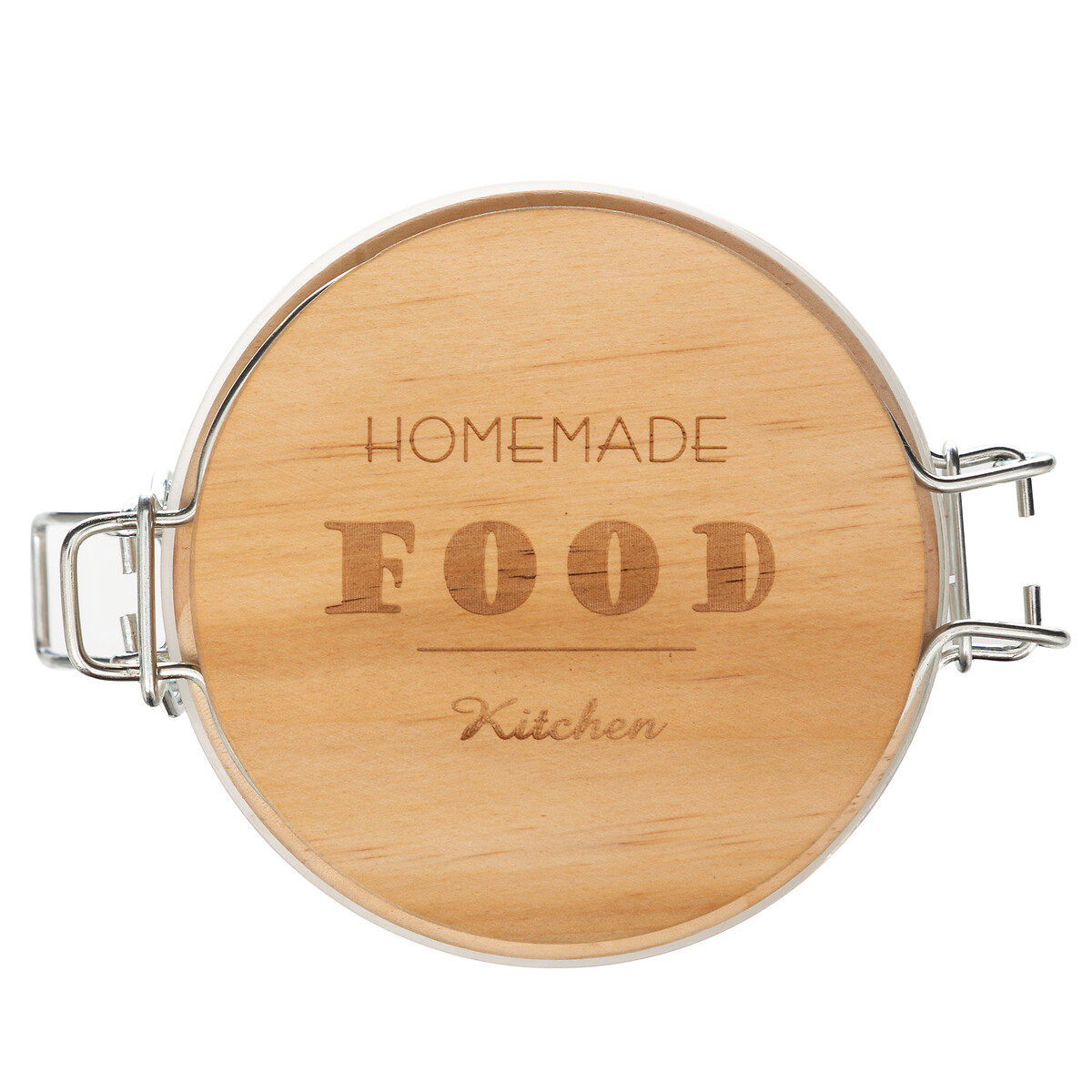 Frasco de vidro com tampa 1l