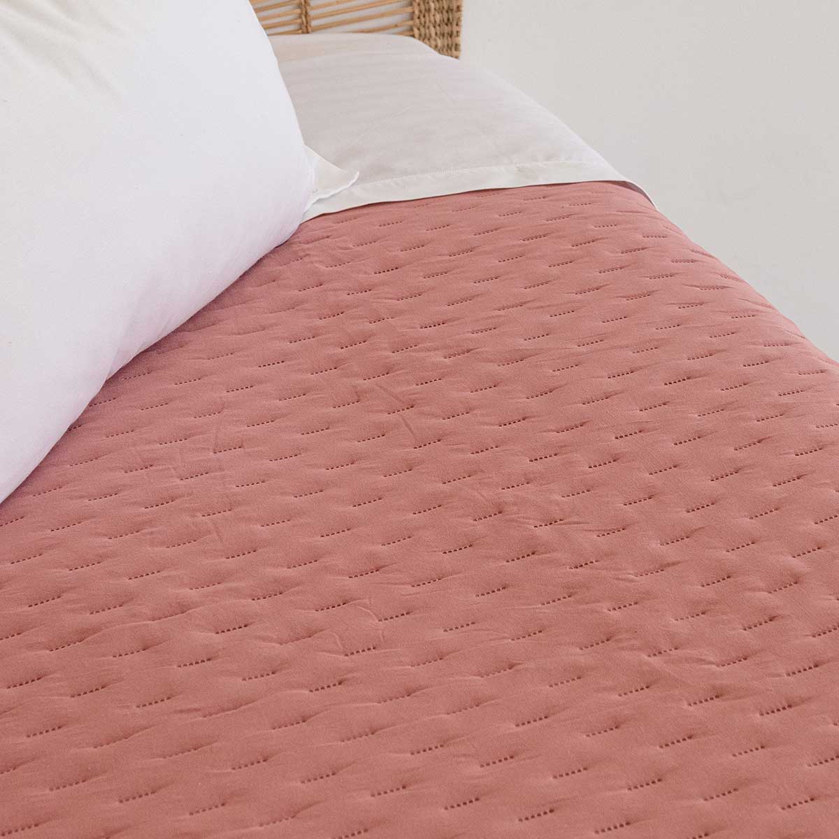 Edredão STOCKHOLM salmão 220x240cm,  Edredão STOCKHOLM salmão 220x240cm