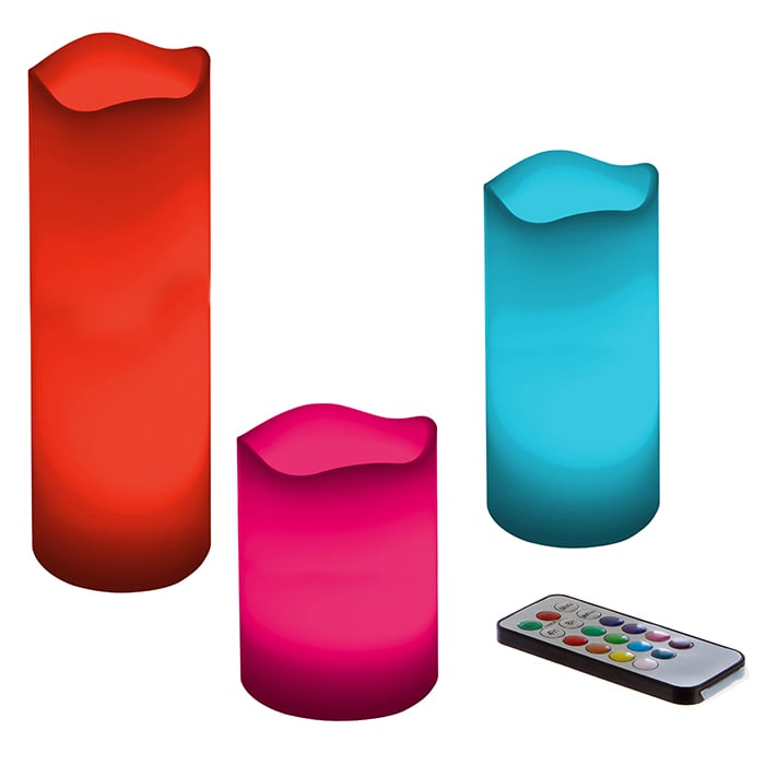 Velas led c/ comando