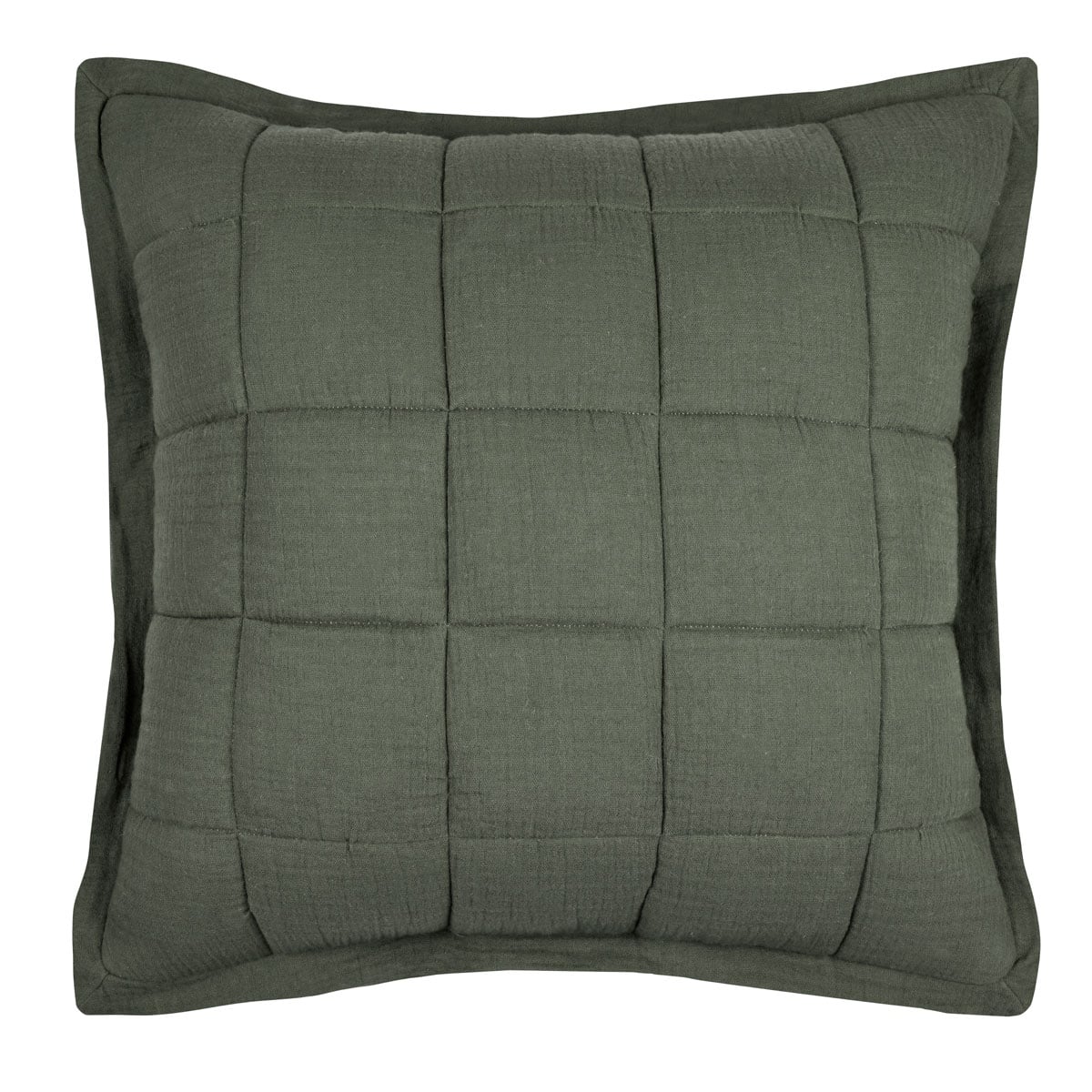 Almofada ELLIE verde caqui 45x45cm