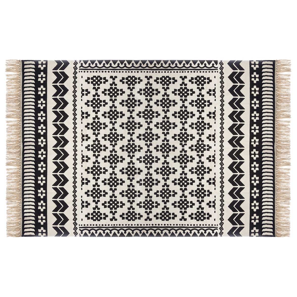 Tapete DELHI com franjas 120x170cm