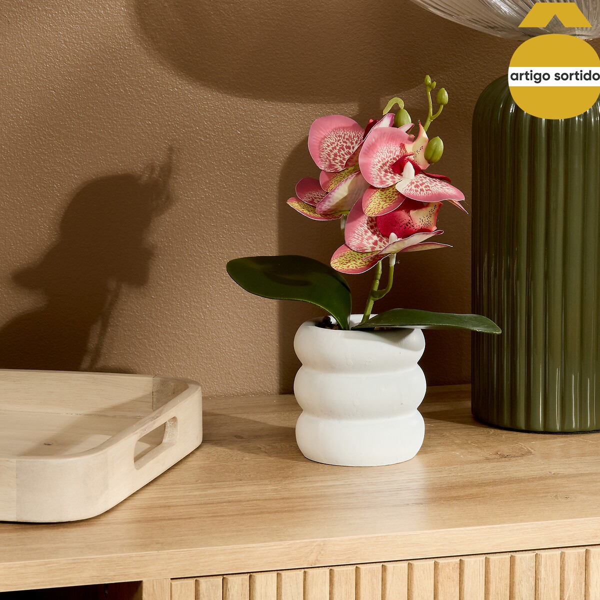 Planta artificial com vaso MICK D11x23cm