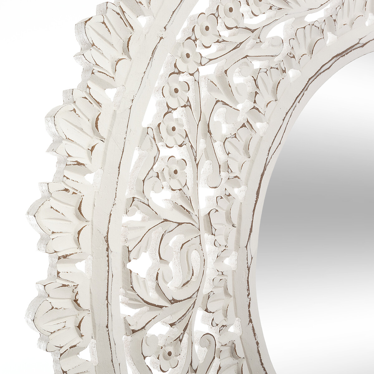 Espelho de parede branco ritual 90cm