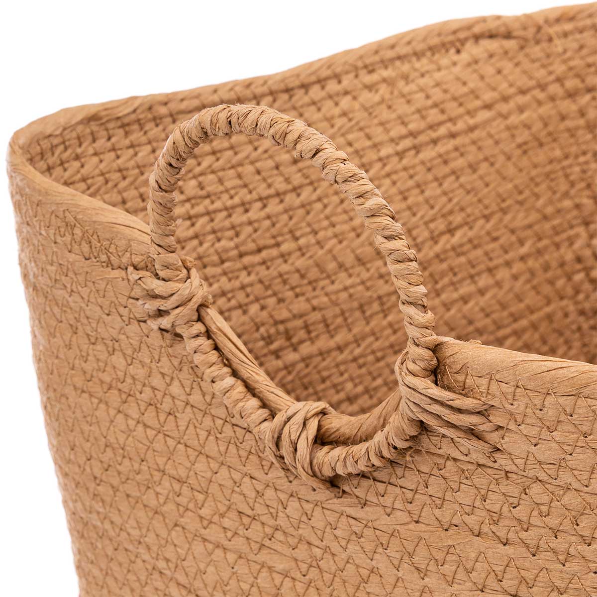 Cesto de arruma&ccedil;&atilde;o wc SOLAR ocre 25cm