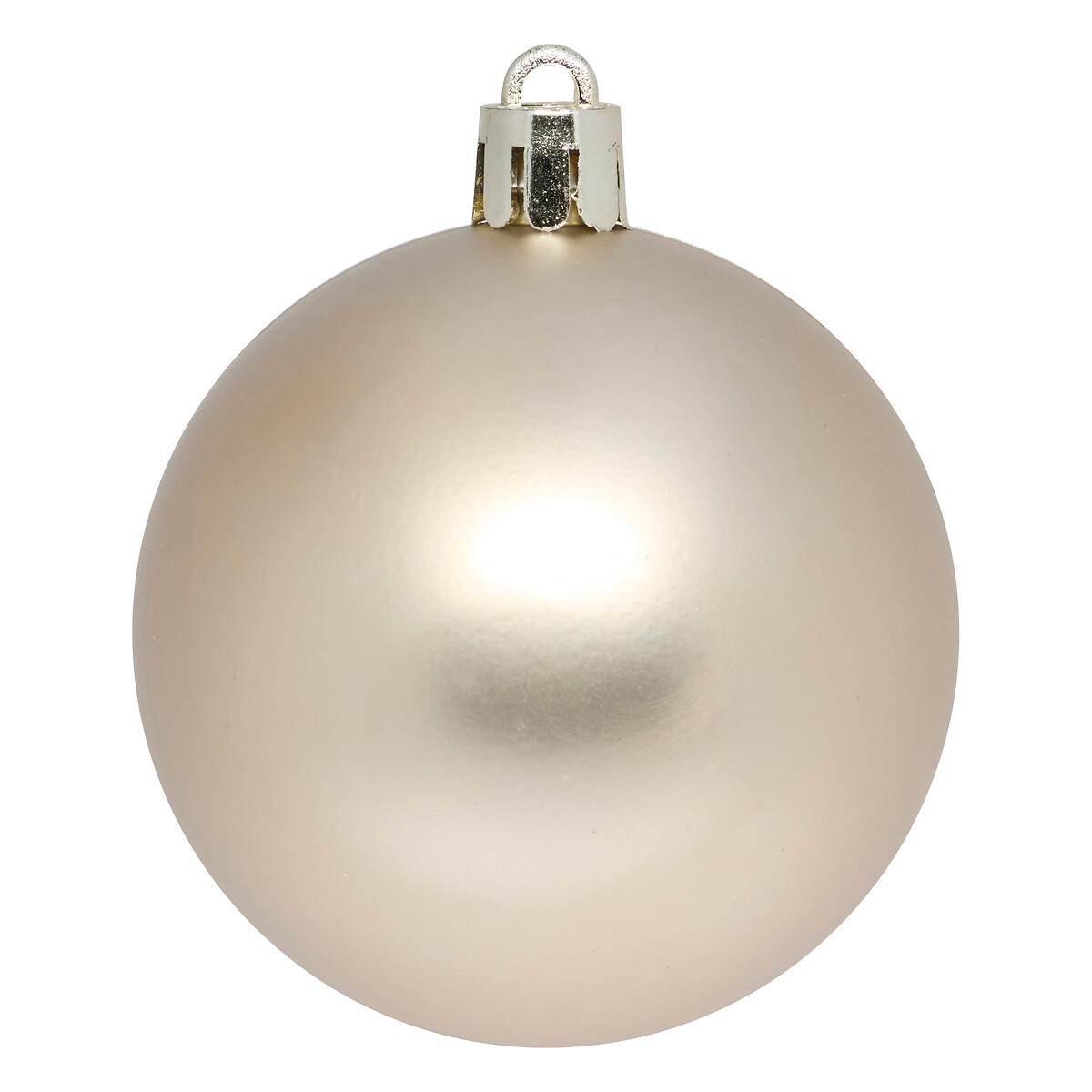 Conjunto 25 bolas de natal champanhe 6cm