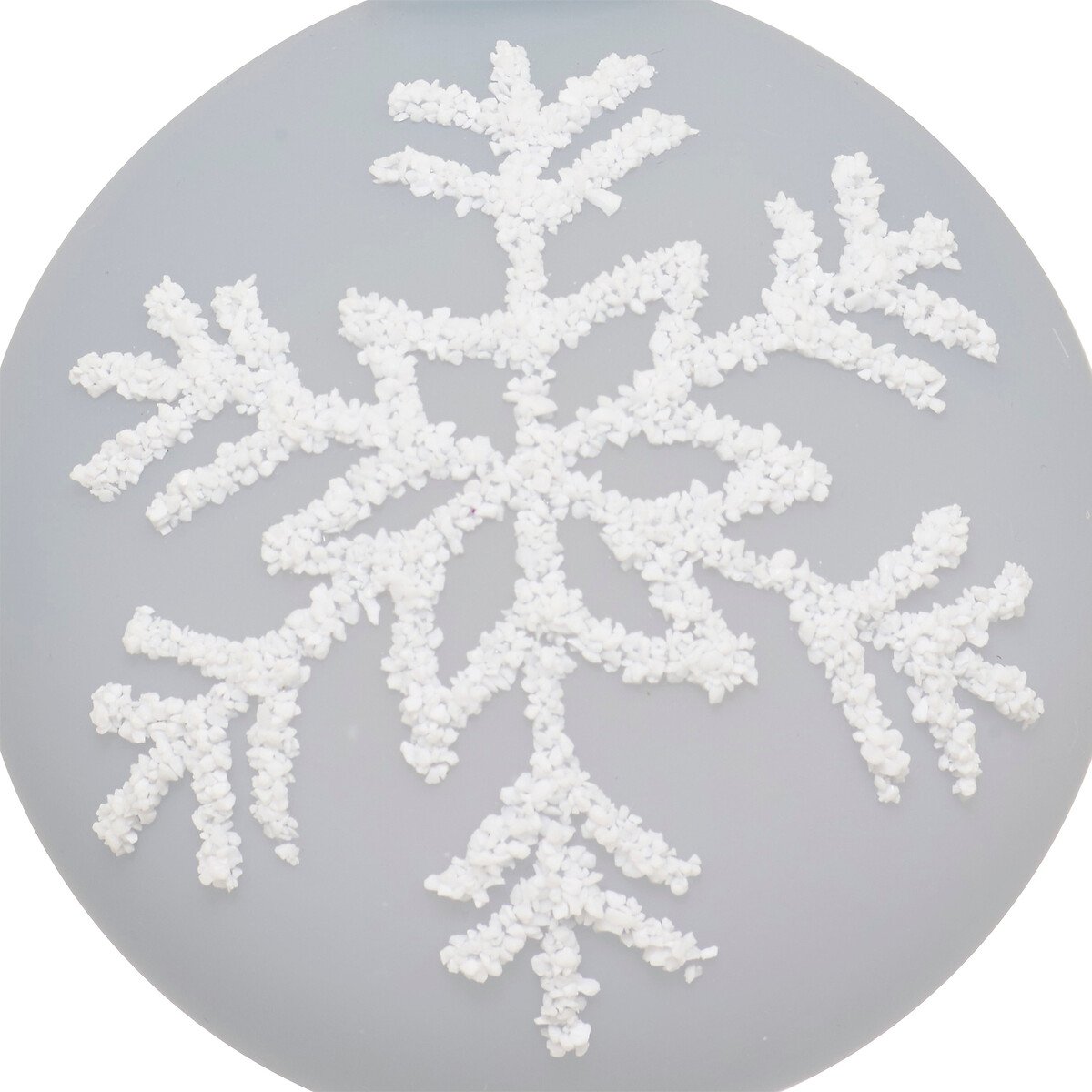 Bola de natal floco de neve 7cm