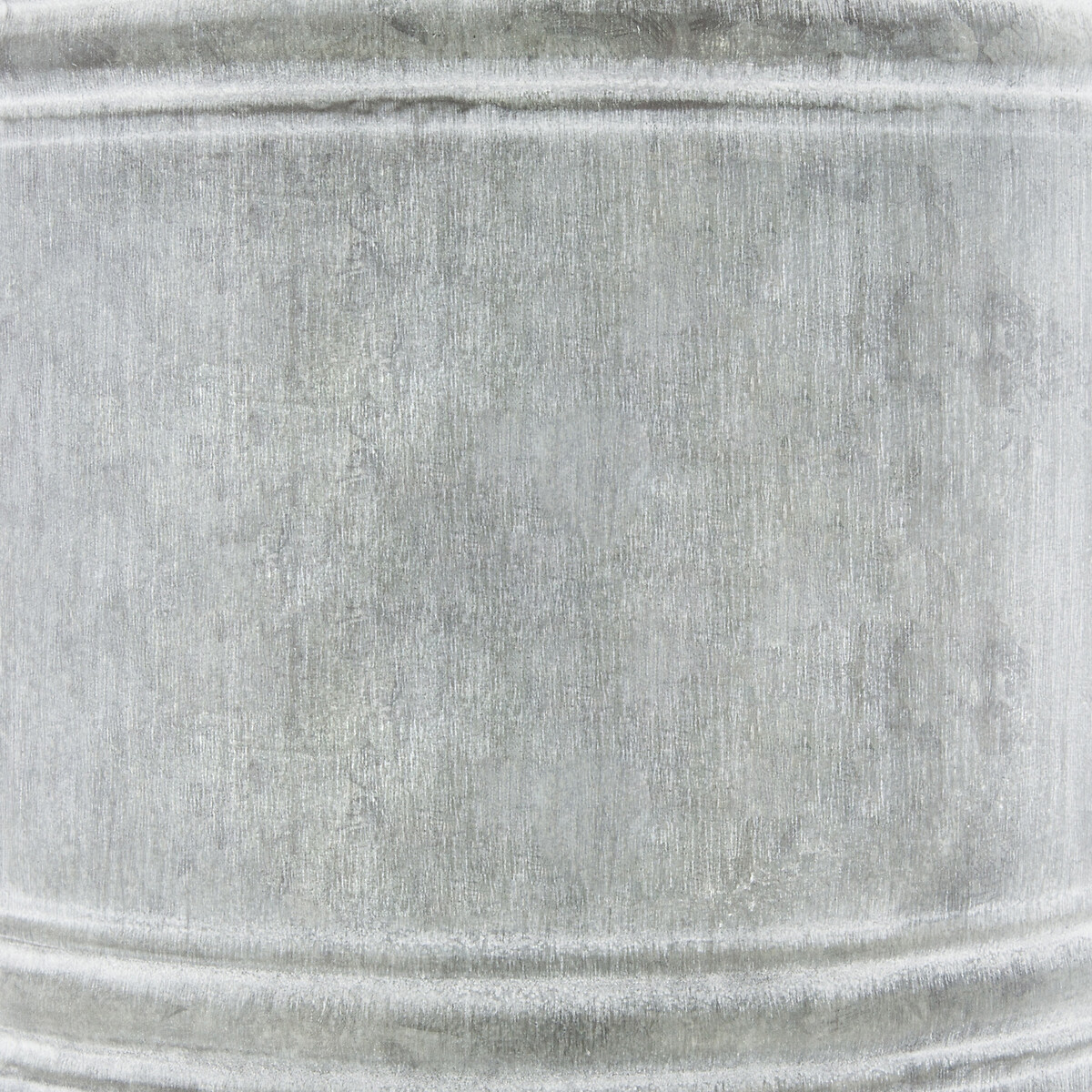 Vaseira redonda HOME EDITION cinza em zinco 22,5cm