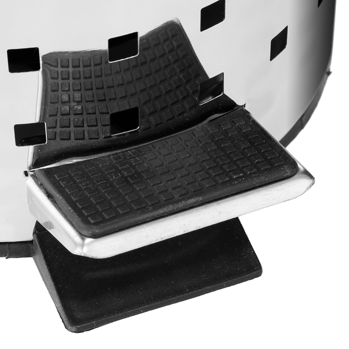 Balde CUBE prateado em inox 3l