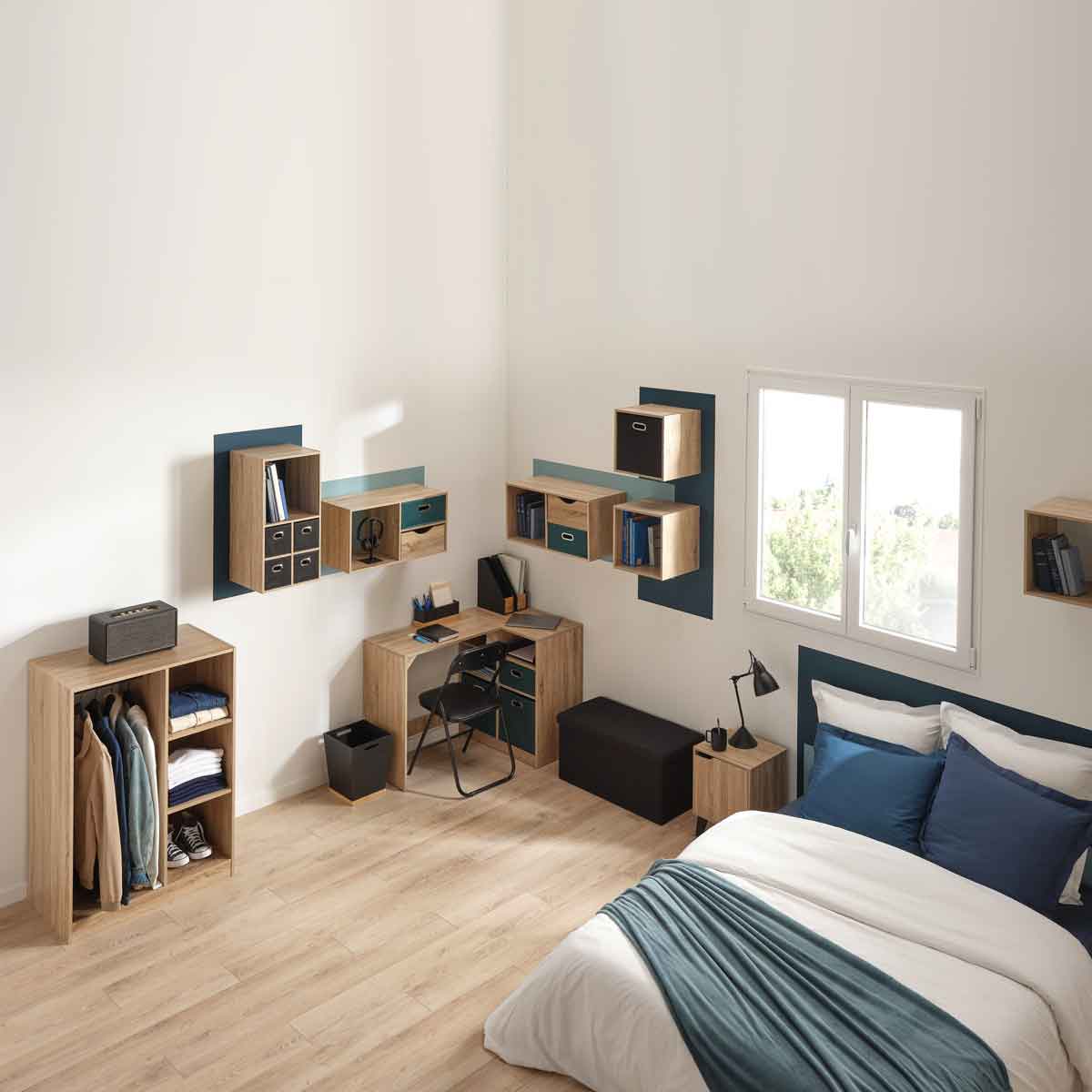 Arm&aacute;rio Mix Modul Bege Em MDF 109cm