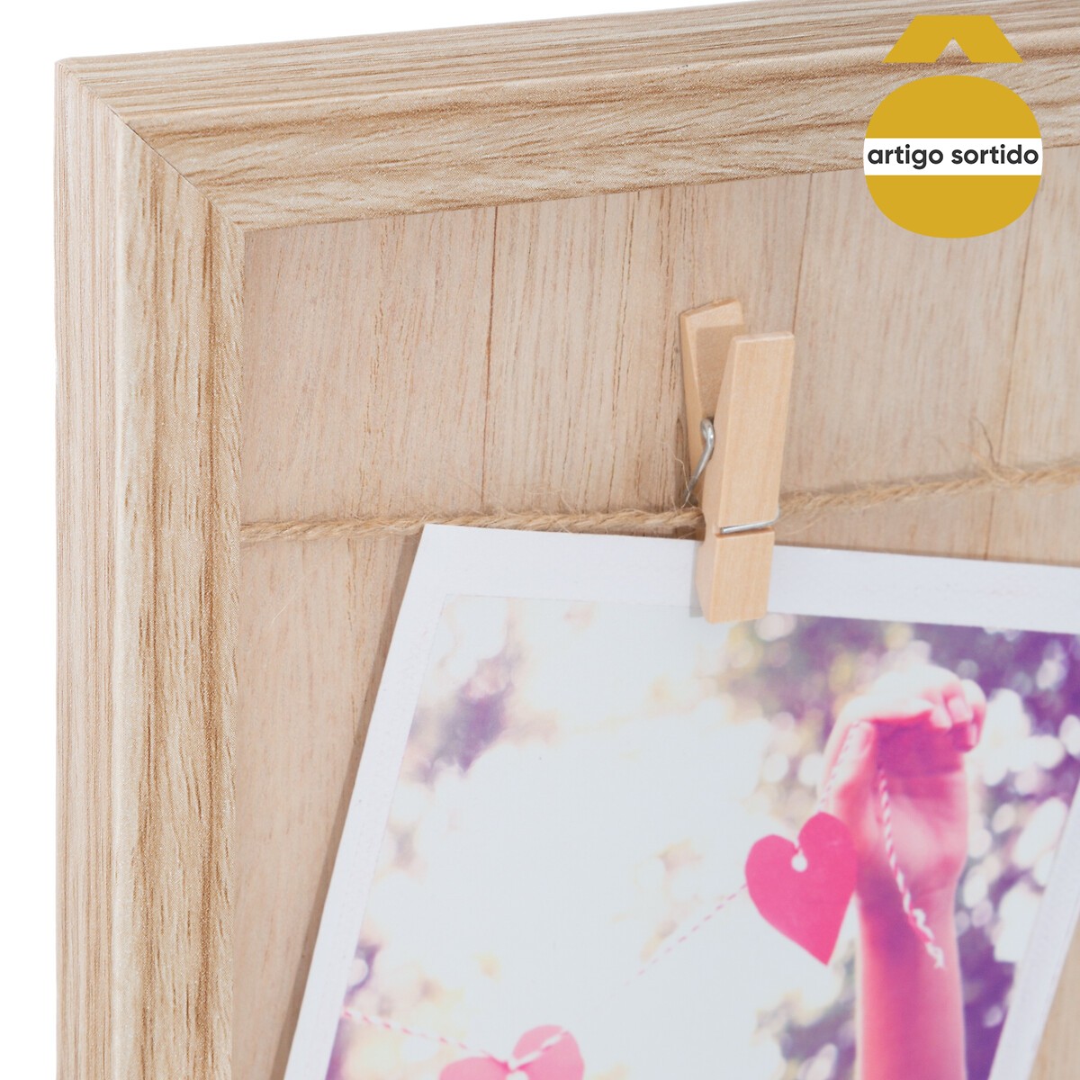 Porta fotos decorado 48x48cm