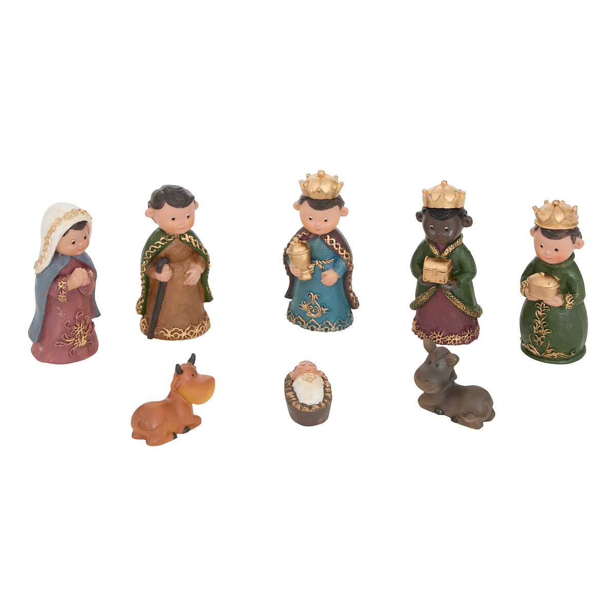Pres&eacute;pio com 10 figuras