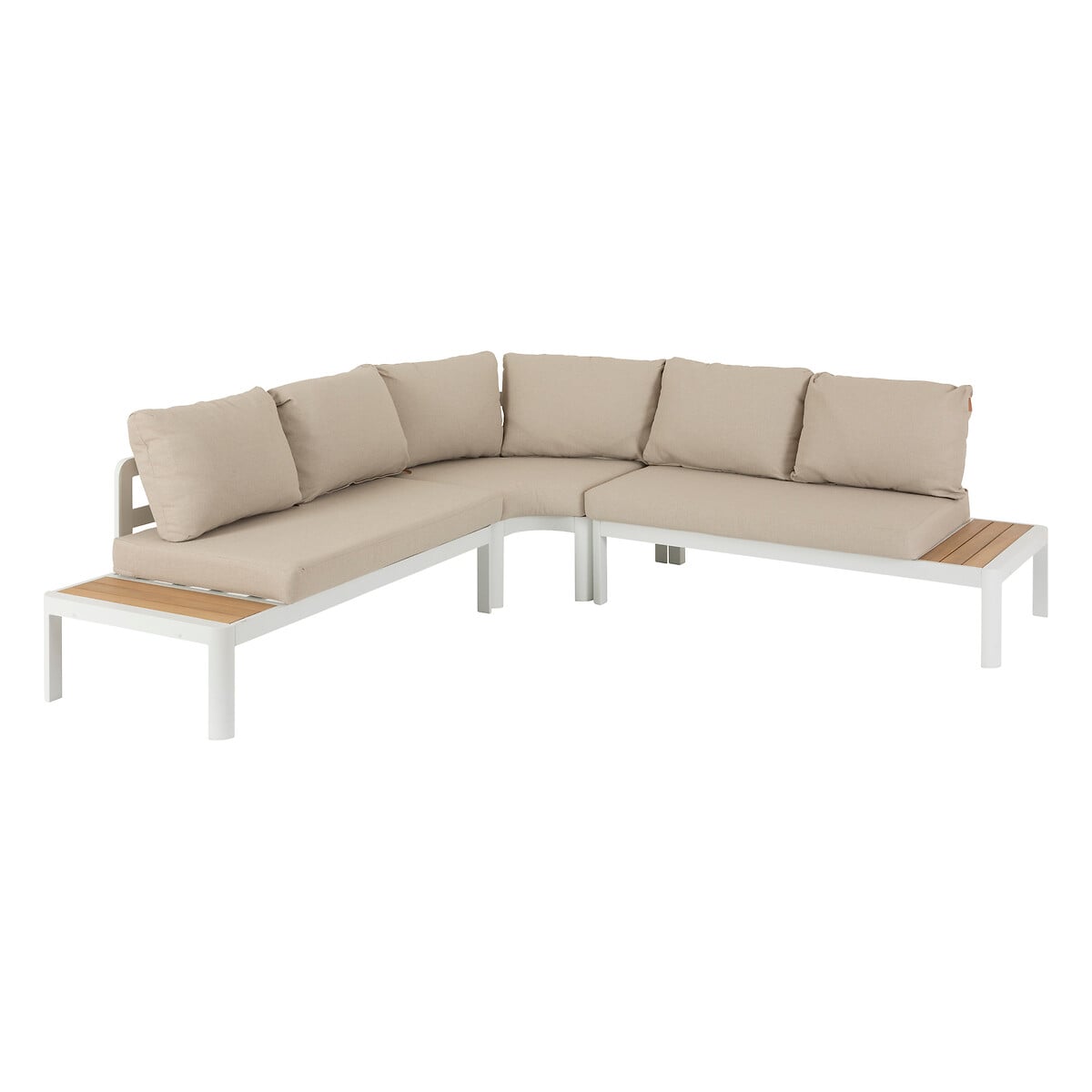 Conjunto de jardim &acirc;ngulo PARADIZE branco