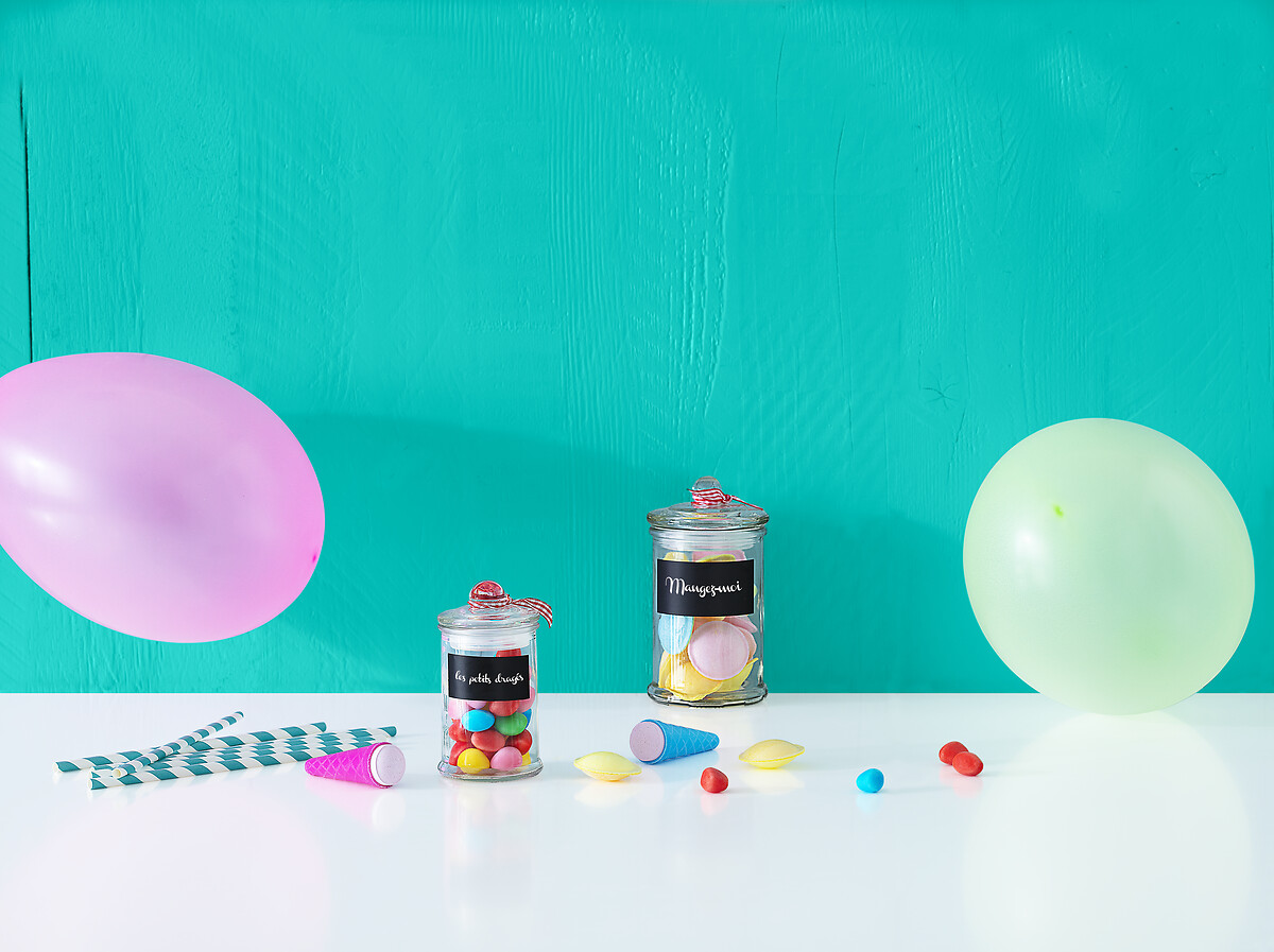 Frasco de vidro com tampa 11.5cm