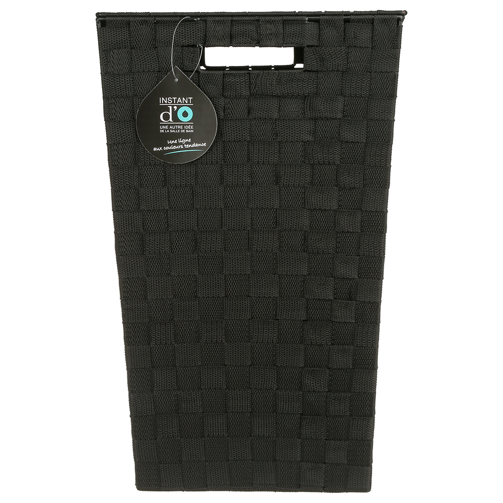 Cesto de roupa wc preto