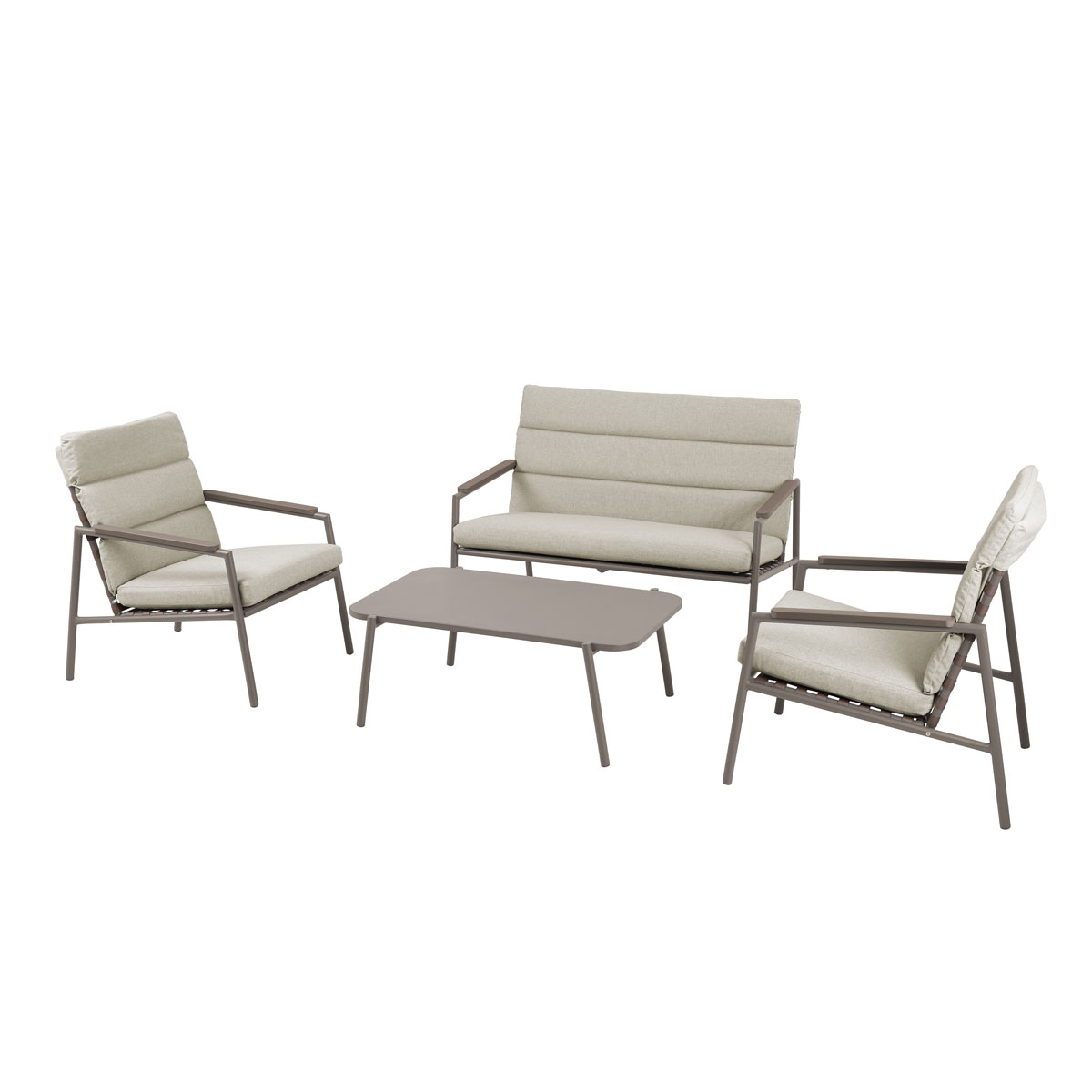 Conjunto jardim de 4 lugares BALI